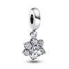 Billede af Pandora Charm skinnende kæledyrs pote print sølv med klar kubiske zirkonia
