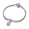 Billede af Pandora Charm skinnende kæledyrs pote print sølv med klar kubiske zirkonia