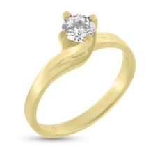 Billede af Ring m. 4 grab. fatn. 14 kt. facon 3,5 gr. (prisen er excl. guld)
