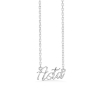 Billede af Studio Z "Name Tag - ASTA" halskæde sølv (40-45 cm)