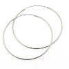 Billede af By Pind creol sølv med vippelås 45x1,2mm (4,5cm i diameter)