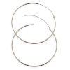 Billede af By Pind creol sølv med vippelås 45x1,2mm (4,5cm i diameter)