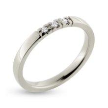 Billede af Alliancering 3* 0,02 w/pi. 925s (br. 2,4-tk. 1,8 mm.)