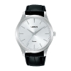 Billede af Lorus Classic herreur stål sort læderrem 5bar 40mm