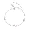 Billede af WiOGA Felicia armbånd sølv m. ferskvandsperler (15,5-18 cm)