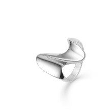 Billede af *Mads Z Sølv ring "Big Wave" (str. 56)