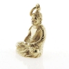 Billede af Vedhæng Buddha 925s. forgyldt (forgyldning vil blive slidt af ved brug !)