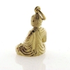 Billede af Vedhæng Buddha 925s. forgyldt (forgyldning vil blive slidt af ved brug !)