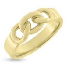 Billede af Loge ring (kraftig skinne) 8 kt. facon + 12,5 gr. (prisen er excl. guld)