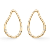Billede af Mads Z "Athena" øreringe 14 kt. guld m. 0,30 ct. w/si brillanter