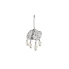 Billede af *STINE A Big Silver Splash Elegant Pearls ørering sølv (1 stk)
