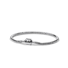 Billede af Bering armbånd stål Arctic Symphony sølv  slange 19 cm