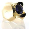 Billede af Ring fattet med oval ametyst 14 kt.