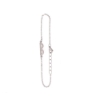Billede af *Heiring Initials armbånd sølv rhodineret 16-18 cm "E"