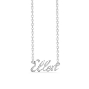 Billede af Studio Z "Name Tag - ELLEN" halskæde sølv (40-45 cm)