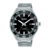 Billede af Lorus Sports herreur stål sort skive 44mm 10bar