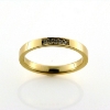 Billede af Alliancering med 5 brill. a 0,01ct. w/vs. 14 kt.