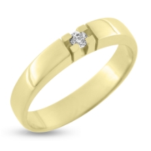 Billede af Ring m. syn. sten 2½ mm. 14 kt. facon. 4,0 gr. (prisen er excl. guld)
