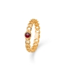 Billede af Mads Z 14 kt. ring "Poetry" panser m. ægte Rubin fås i str 50, 52, 54, 56, 58 og 60