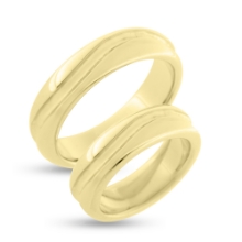 Billede af Vielses & Forlovelses ringe, 5,9 * 2,3 mm.  14 kt.