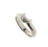 Billede af Ring m. pynt 1 syn. sten 1,75 mm. 14 kt. hvg.