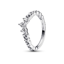Billede af Pandora Royal swirl tiara ring sølv med klar cz str. 50