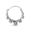 Billede af Jane Kønig Curly Hoop ørering sølv (1stk)