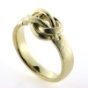 Billede af 1 ring med knob "pælestik" 14 kt.