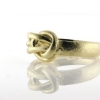 Billede af 1 ring med knob "pælestik" 14 kt.