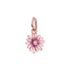Billede af PANDORA Rose Pink Marguerit vedhæng rosaforg. metalblanding emalje og synt. zirkonia