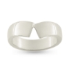 Billede af Ring, bred. 7 mm. ( str. -59) 14 kt. hvg.