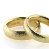 Billede af 1 par ringe, damering med brill. 0,22 tw/vvs. 14 kt.