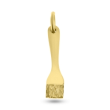 Billede af Vedhæng malerpensel 8 kt. facon + 2,5 gr. (prisen er excl. guld)