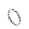 Billede af *Jane Kønig Small Braided ring sølv flet (str. 46-60)