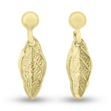 Billede af Øreringe "Dancing Leaves" 14 karat guld