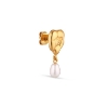 Billede af Jane Kønig Drippy Earstud with Pearl Pendant forgyldt sølv  (1stk)