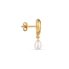 Billede af Jane Kønig Drippy Earstud with Pearl Pendant forgyldt sølv  (1stk)