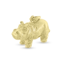 Billede af Vedhæng flodhest 8 kt. facon + 35,2 gr. (prisen er excl. guld)