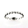 Billede af Ring hjerter sølv, sølv forgyldt, 8 kt., 14 kt., 14 kt. hvg. (hjertering)