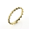 Billede af Ring hjerter sølv, sølv forgyldt, 8 kt., 14 kt., 14 kt. hvg. (hjertering)