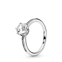 Billede af Pandora Sparkling Crown ring sølv med klar cz str. 50