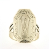 Billede af Ring med plade og håndgraveret monogram 14 kt.