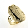 Billede af Ring med plade og håndgraveret monogram 14 kt.