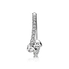 Billede af Pandora ring sølv hjerter med kubisk zirkonia str. 48-60