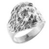 Billede af Herrering med løvehoved 925s. 