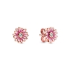 Billede af Pandora rose Pink Marguerit ørestikker m. emalje og synt. cz. rosaforgyldt metalblanding
