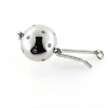 Billede af Lås kugle blank sølv rhd 11,3mm m syn.zir.