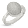 Billede af Ring, Signetring oval plade 925s