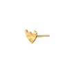 Billede af STINE A Petit Golden Splash Disco Heart ørering forgyldt sølv (1 stk)