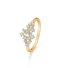 Billede af Mads Z "Starry Night" ring 14 kt. guld m. 0,41 ct. w/si brill. (str. 58)